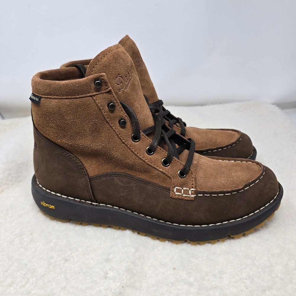 Danner Logger Moc 917 Mens 9 Coffee Bean GTX Waterproof Suede Boots 30746